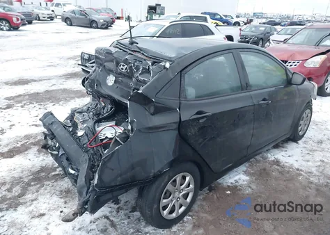 2016 Hyundai Accent Se z USA, uszkodzony, nr VIN KMHCT4AE8GU138793